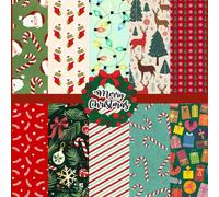 Merry Christmas: Scrapbook Paper Cutouts for Cardmaking, Gift Wrapping, Decoupage, Ephemera, Junk Journaling, Cut And Collage, Vision Mood Board, ... (60 Single-Sided Pages, Premium Color)