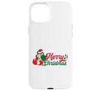 Merry Christmas Season Holly Cute Mermaid Funny Case for iPhone 15 Plus