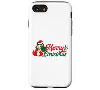 Merry Christmas Season Holly Cute Mermaid Funny Case for iPhone SE (2020) / 7/8