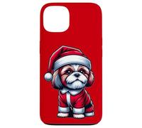 Merry Christmas SHIH TZU, Shih Tzu Dressed Like Santa Claus Case for iPhone 13
