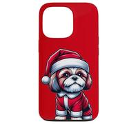 Merry Christmas SHIH TZU, Shih Tzu Dressed Like Santa Claus Case for iPhone 13 Pro