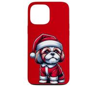Merry Christmas SHIH TZU, Shih Tzu Dressed Like Santa Claus Case for iPhone 13 Pro Max