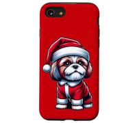 Merry Christmas SHIH TZU, Shih Tzu Dressed Like Santa Claus Case for iPhone SE (2020) / 7/8