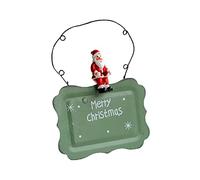 Merry Christmas Sign Cute Metal Hanging Pendant Charm Art Model Decor For Indoor Outdoor Garden Yard Decor Metal Christmas Signs For Outdoors