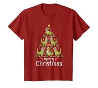 Merry Christmas T Rex Boys Kids Christmas Tree Rex T-Shirt