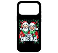 Merry Christmas T-Shirt - Happy Cute Mrs Claus and Mr Claus Case for iPhone 17 Pro Max
