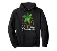 Merry Christmas Tee Deck The Palm Tree Xmas Winter Vacation Pullover Hoodie
