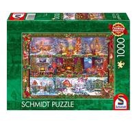 Schmidt Jigsaw Puzzle Merry Christmas Time – 1000 Pieces – Ages 14+