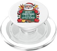 Merry Christmas To All My Little Elves Teacher Style PopSockets PopGrip for MagSafe