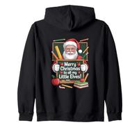 Merry Christmas To All My Little Elves Teacher Style Zip Hoodie