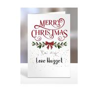 Merry Christmas to my Love Nugget, Card for Men, Women, Presents for Christmas, Female, Male, Him, Her, Greeting Cards, A5-265_94