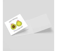 Merry Christmas To My Other Half Square Greetings Card (14.8cm x 14.8cm)