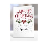 Merry Christmas to my Sparkle, Card for Men, Women, Presents for Christmas, Female, Male, Him, Her, Greeting Cards, A5-265_160