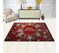 Merry Christmas Too Area Rugs for Living Room Non-Slip Washable Rug Modern Floor Carpet Large Fuzzy Rugs Ultra Soft Plush Indoor Throw Carpet for Bedroom Dining Room Home Decor 72"x48"