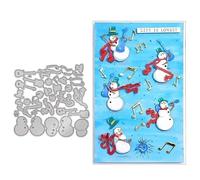 Merry Christmas Tree Snowman Guitar Metal Die Cuts,Spring Sunflower Frame Leaf Cutting Dies Cut Stencils for DIY Scrapbooking Album Decorative Embossing Paper Dies for Card Making