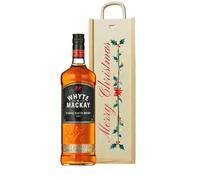 Merry Christmas Whyte & Mackay Blended Scotch Whisky - 70cl Bottle | 40% ABV | Smooth Scottish Whisky Gift | Christmas Whisky Present for Him or Her