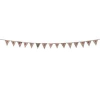 Merry Christmas With Tree Pennant Hessian Bunting