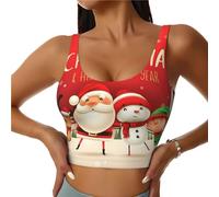 Merry Christmas Women's Sports Vest â€“ Lightweight Workout Tank Top for Active Lifestyle - Breathable Gym Apparel, Running Gear, Quick-Dry Activewear, Yoga Tank