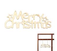 Merry Christmas Wooden Cutouts - Christmas Wood Signs DIY Block Words Decorative Signs | DIY Block Words Decorative, Wood for for Wall Door