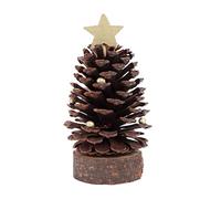 Merry Christmas Wooden Pineal Cone Tree Shape Ornament Christmas Tree Decors For Home Ornament New Year Pineal Cone