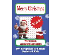 Merry Christmas Word Search Puzzle Book: Word Search with Easy to Read Print about Christmas, Santa Claus, and More | 6x9 inches | 120 pages | 50+puzzles...Gift for Vacations, Holidays and Free Times