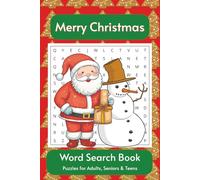 Merry Christmas Word Search Puzzle Book: Word Searches with Easy to Read Print about Christmas, Happy Holidays, Winter and More | 6x9 inches, 110 ... Gift for Vacations, Holidays and Free Time |