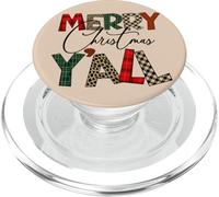 Merry Christmas Y’ALL | Funny Southern Holiday PopSockets PopGrip for MagSafe