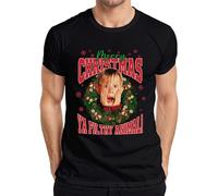 Merry Christmas Ya Filthy Animal Kevin McCallister Home Alone Christmas Xmas Men's T-Shirt, black, XXL