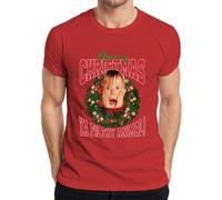 Merry Christmas Ya Filthy Animal Kevin McCallister Home Alone Christmas Xmas Men's T-Shirt, red, 3XL
