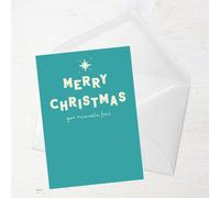Merry Christmas You Miserable Fuck Greetings Card - Standard Card