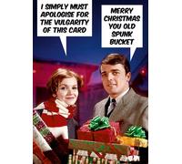 Merry Christmas You Old Spunk Bucket Funny Christmas Card