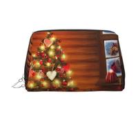 Merry Christmas2 Printed Multifunctional Storage Bag, Protective Cosmetic Pouch for Weekend Travel and Gym