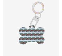 Merry Christmas4 Printing 1 Pc Dog Bone Shape Id Tags Double Sided with Key Ring Craft for Pets