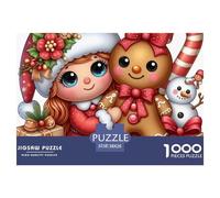 Merry Christmasjigsaw Puzzle Christmas Adult 1000 Piece Challenge, Educational Puzzle Games, Unique Adult Gifts for Adults And Kids Age 14+ 38x26cm/1000pcs