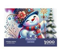 Merry Christmasjigsaw Puzzle Christmas Adult 1000 Piece Challenge, Impossible Hard Challenging Puzzle, Unique Christmas Toy Gifts for Boys/Girls, Adults And Kids Age 14+ 70x50cm/1000pcs