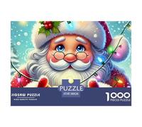 Merry Christmasjigsaw Puzzle Christmas Adult 1000-piece Puzzle, Challenging Puzzle Games, Creative Adult Gifts for Adults And Kids Age 12+ 38x26cm/1000pcs