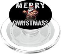 Merry Christmass Santa Christmas Gym Funny Workout PopSockets PopGrip for MagSafe