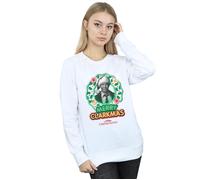 Merry Clarkmas Sweatshirt National Lampoon's Christmas Vacation White L