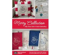 Merry Collection - Jolly Santa Stick N Stitch Embroidery