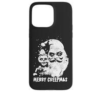 Merry Creepmas, Creepy Santa, Seasons Creepings, Grunge Case for iPhone 15 Pro Max