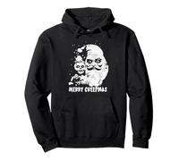 Merry Creepmas, Creepy Santa, Seasons Creepings, Grunge Pullover Hoodie