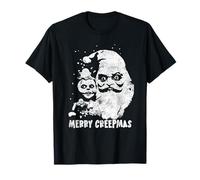 Merry Creepmas, Creepy Santa, Seasons Creepings, Grunge T-Shirt