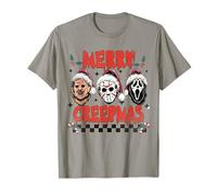 Merry Creepmas - Horror Lovers Christmas Santa T-Shirt