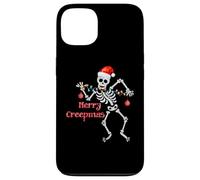Merry Creepmas Skeleton Christmas Lights Dancing Creep Mas Case for iPhone 13