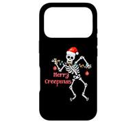 Merry Creepmas Skeleton Christmas Lights Dancing Creep Mas Case for iPhone 17 Pro