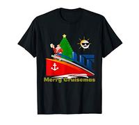Merry Cruisemas Christmas Cruise Bermuda Caribbean Bahamas T-Shirt