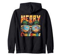 Merry Cruisemas Tropical Christmas Cruise Vacation Zip Hoodie