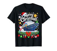 Merry Cruisemas Xmas Lighting Santa Cruise Ship Christmas T-Shirt