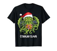 Merry Cthulhumas Christmas Cthulhu Santa Claus Horror Xmas T-Shirt