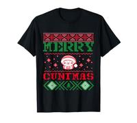 Merry Cuntmas | Adult Offensive Vulgar Ugly Christmas Gift T-Shirt